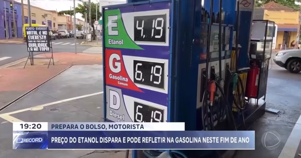 Alta do Etanol Durante Entressafra Aumenta Preço da Gasolina em Ribeirão Preto