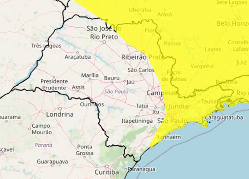 Alerta Amarelo do Inmet: Chuvas Intensas em Ribeirão Preto e Região até Domingo Alerta Amarelo do Inmet: Chuvas Intensas em Ribeirão Preto e Região até Domingo