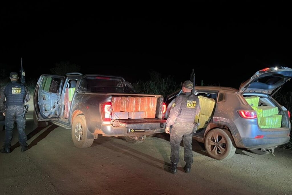 DOF Confisca 2,1 Toneladas de Maconha e Recupera Veículos Roubados em Rio Brilhante