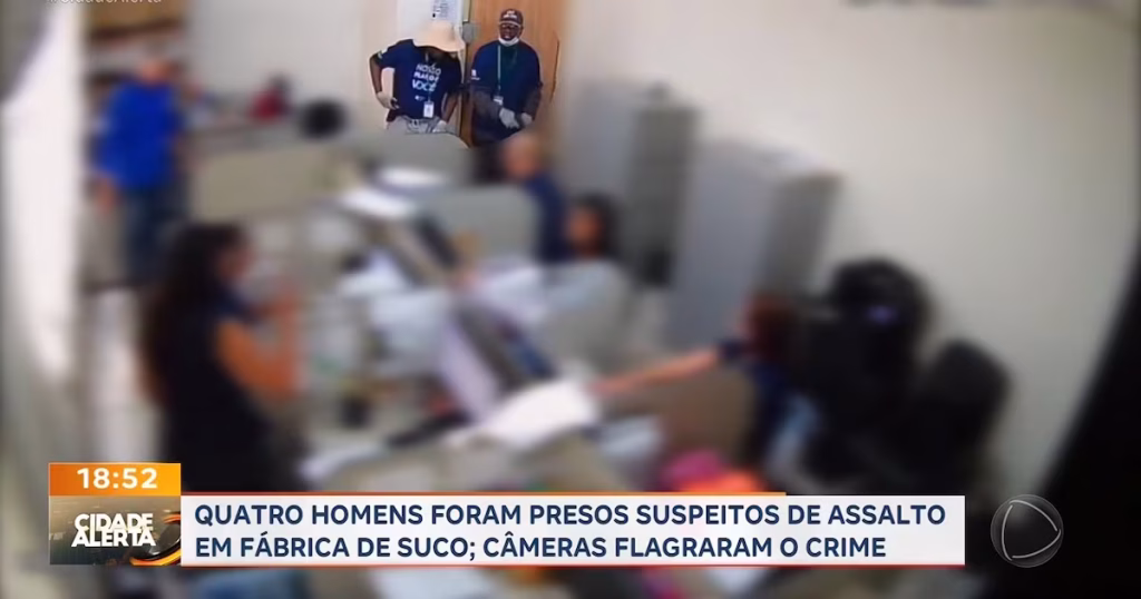 Quatro Homens Detidos Após Assalto a Fábrica de Sucos em Ribeirão Preto