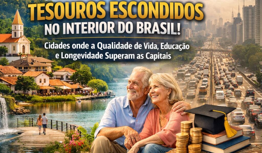 Descubra 50 Cidades do Interior do Brasil com Qualidade de Vida Superior às Capitais Descubra 50 Cidades do Interior do Brasil com Qualidade de Vida Superior às Capitais