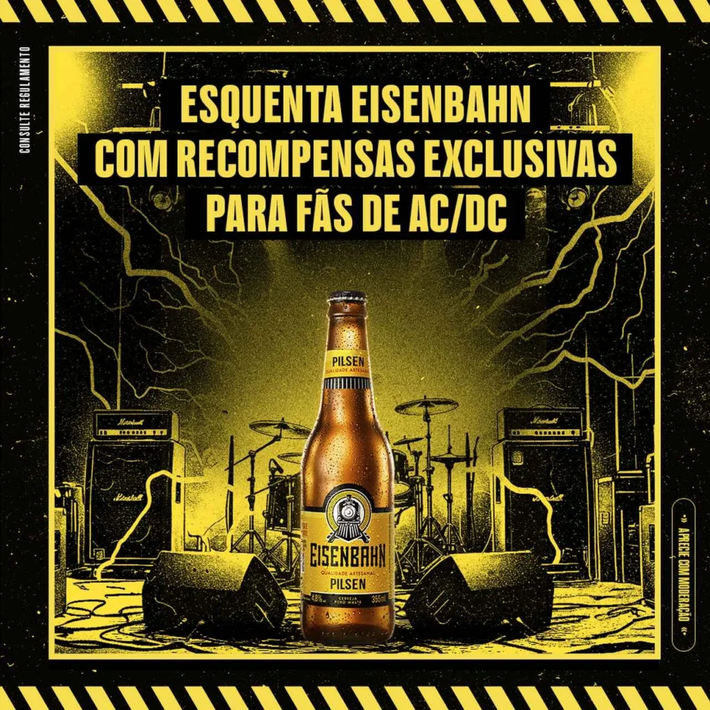 Eisenbahn Lança Rota de Bares para Celebrar AC/DC em Três Cidades Eisenbahn Lança Rota de Bares para Celebrar AC/DC em Três Cidades