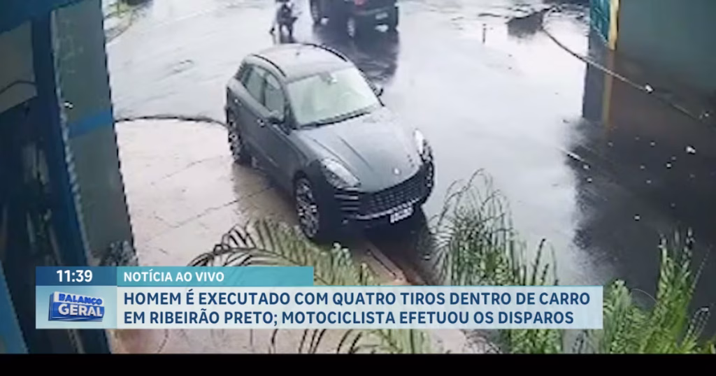 Homem é Morto a Tiros Dentro de Veículo em Ribeirão Preto (SP) Homem é Morto a Tiros Dentro de Veículo em Ribeirão Preto (SP)
