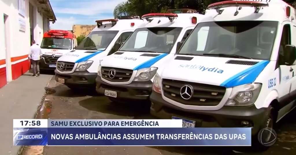 Novas Ambulâncias Dispõem Transferências Rápidas nas UPAs de Ribeirão Preto