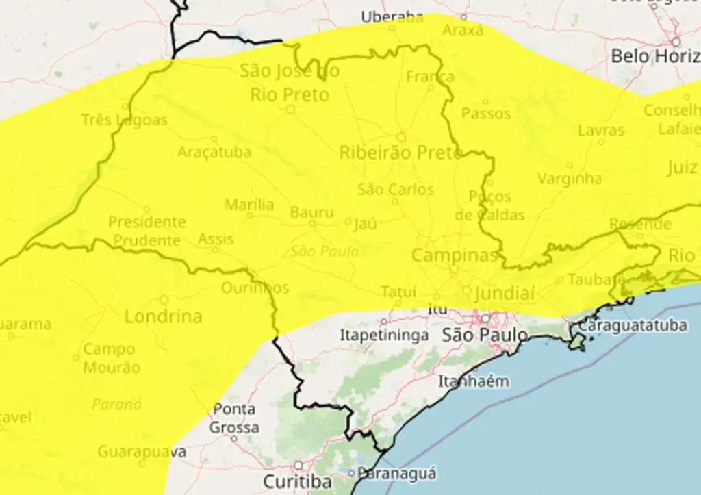 Alerta de Tempestade para São Paulo: Vórtice Ciclônico Aumenta Risco de Instabilidade Alerta de Tempestade para São Paulo: Vórtice Ciclônico Aumenta Risco de Instabilidade