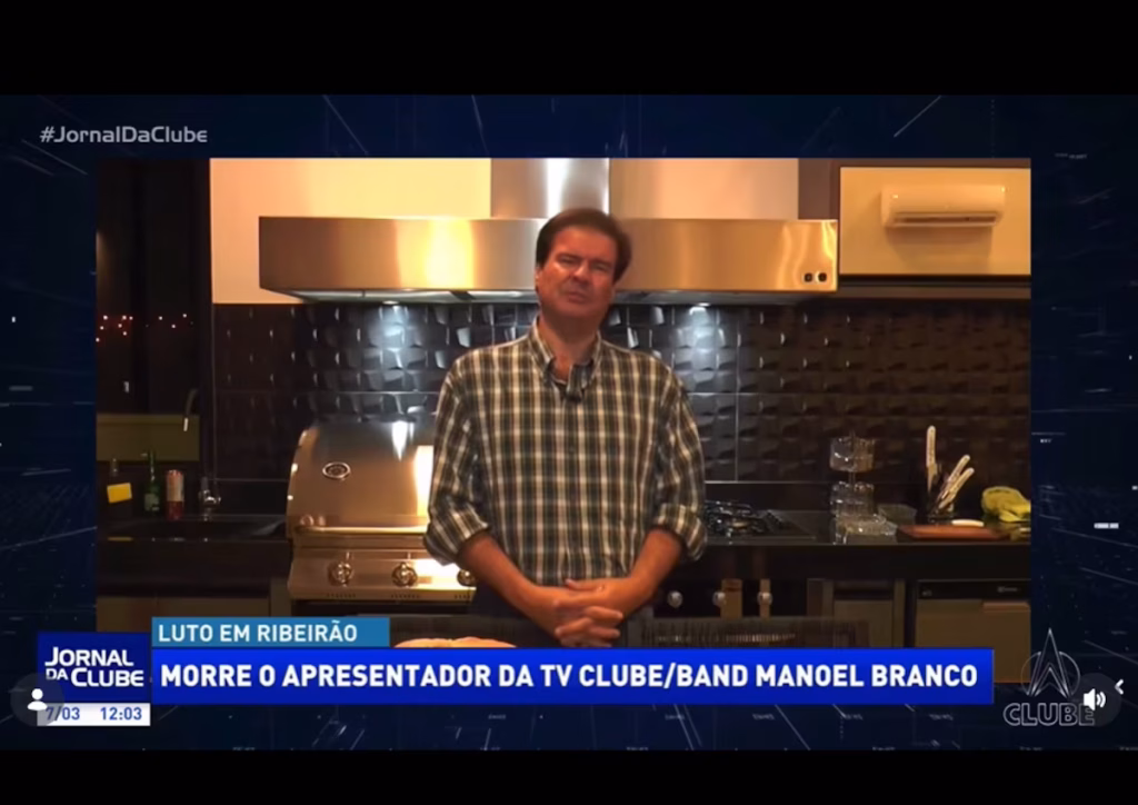 Tragédia na TV: Apresentador Manoel Branco Morre Após Programa Ao Vivo