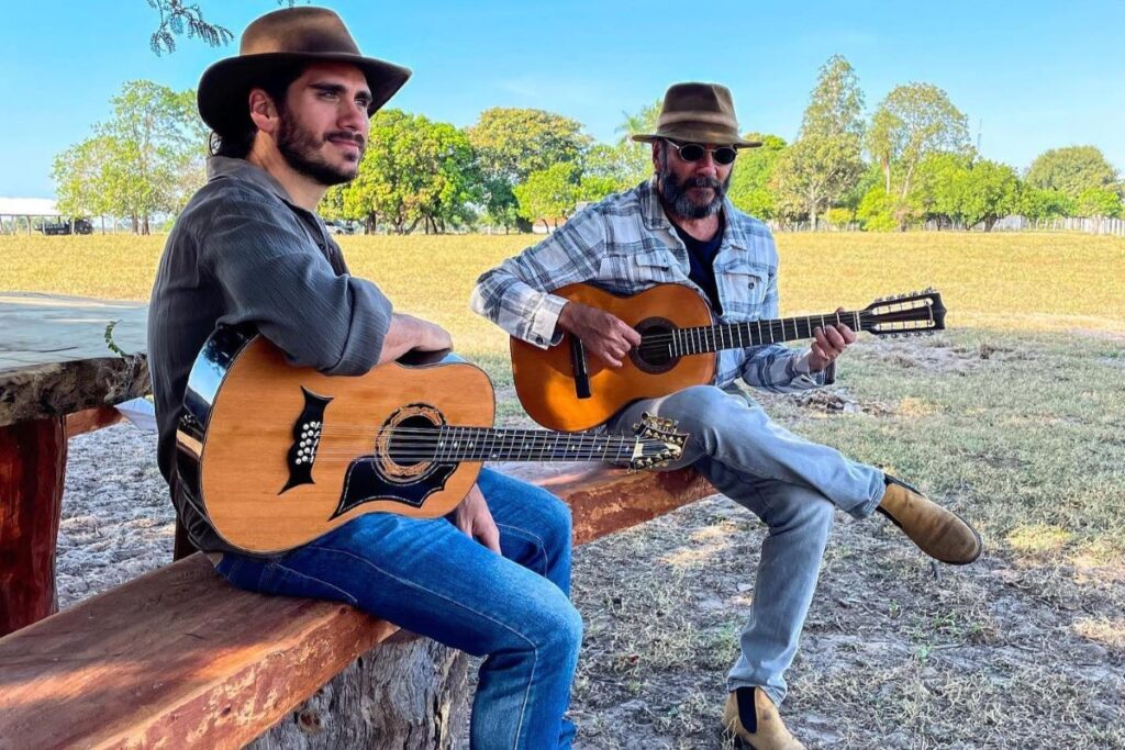 Almir e Gabriel Sater: A Turnê 'Pai e Filho' Chega a Goiânia Com Emoção e Tradição