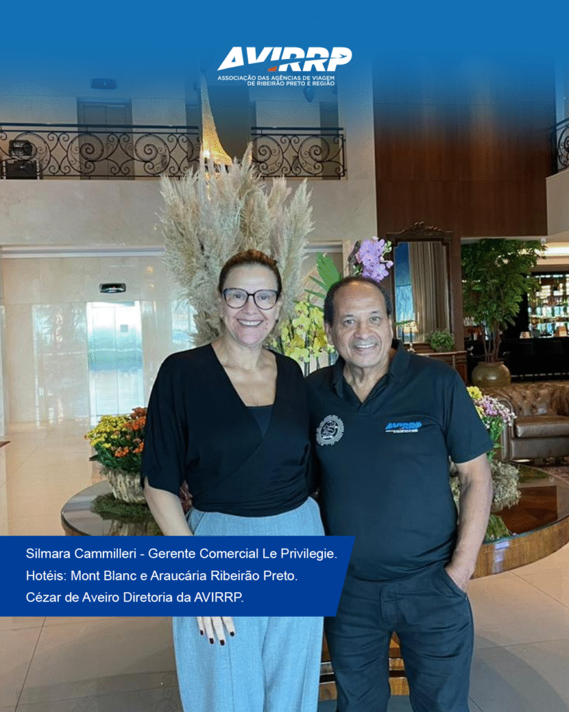 AVIRRP 2026: Inscrições Gratuitas e Diária de Hotel para Agentes de Viagens AVIRRP 2026: Inscrições Gratuitas e Diária de Hotel para Agentes de Viagens