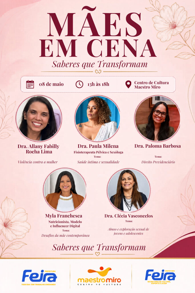 Celebração das Mães e Mulheres Feirenses: Evento no Centro de Cultura Maestro Miro
