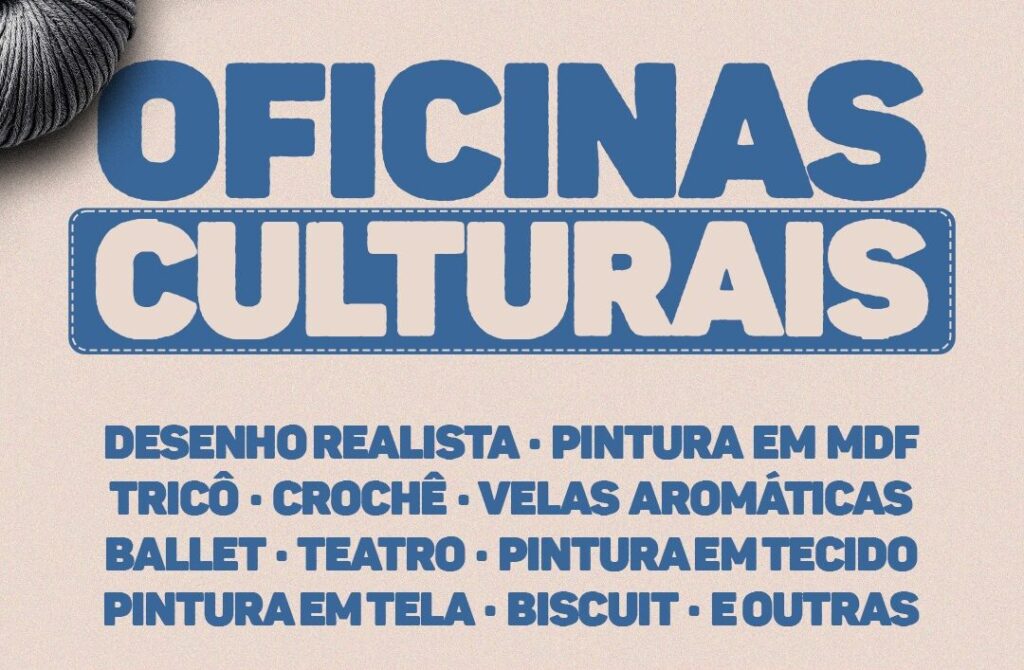 Inscrições Abertas para Oficinas Artísticas e Culturais em Pato Branco