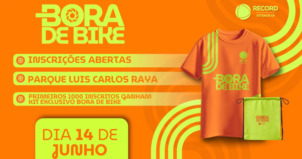 Participe do Bora de Bike: O Evento Imperdível do Interior de SP!