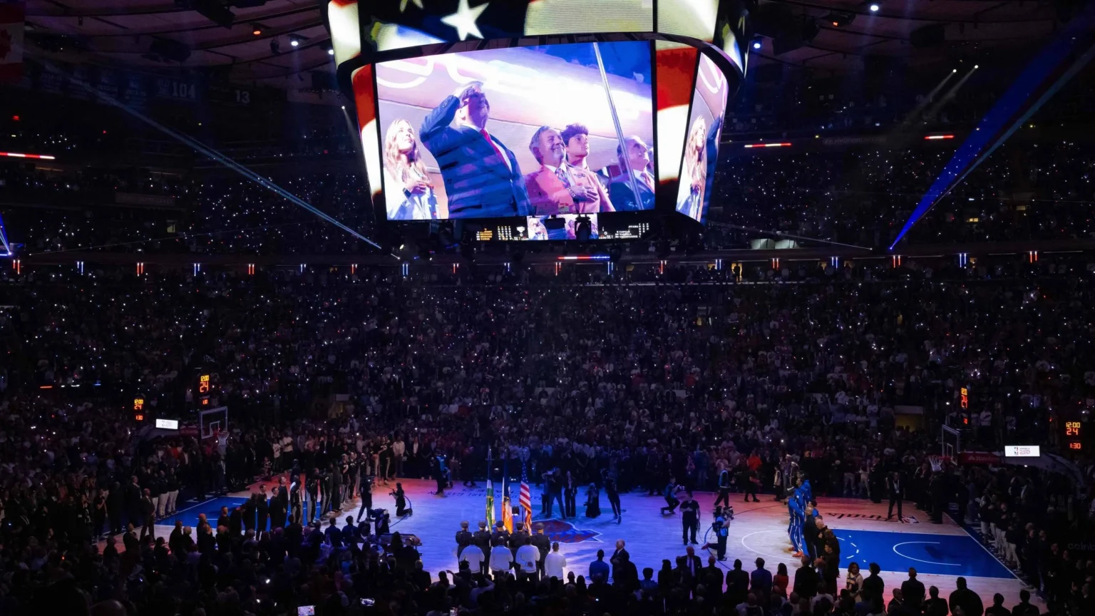 Trump enfrenta vaias em jogo decisivo da NBA em Nova York e mexe com torcida
