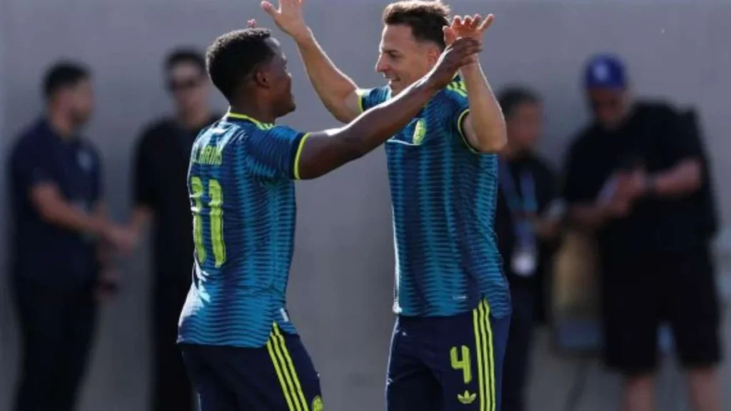 Colômbia vence Jordânia com dois gols de Jhon Arias em amistoso preparatório para Copa Colômbia vence Jordânia com dois gols de Jhon Arias em amistoso preparatório para Copa