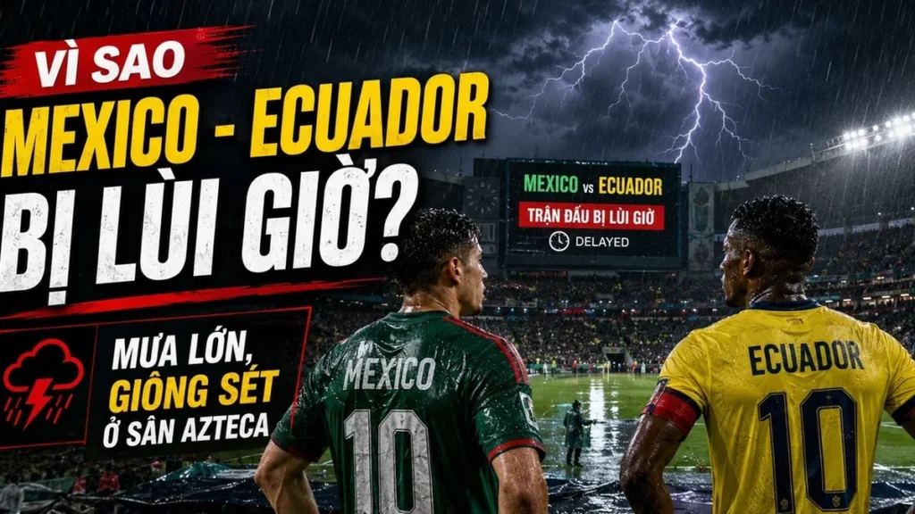 Por que o jogo México x Equador na Copa do Mundo 2026 foi adiado? Entenda o motivo