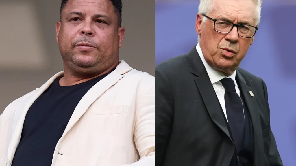 Ronaldo Fenômeno critica decisões de Ancelotti e alerta Vini Jr. após eliminação do Brasil na Copa 2026 Ronaldo Fenômeno critica decisões de Ancelotti e alerta Vini Jr. após eliminação do Brasil na Copa 2