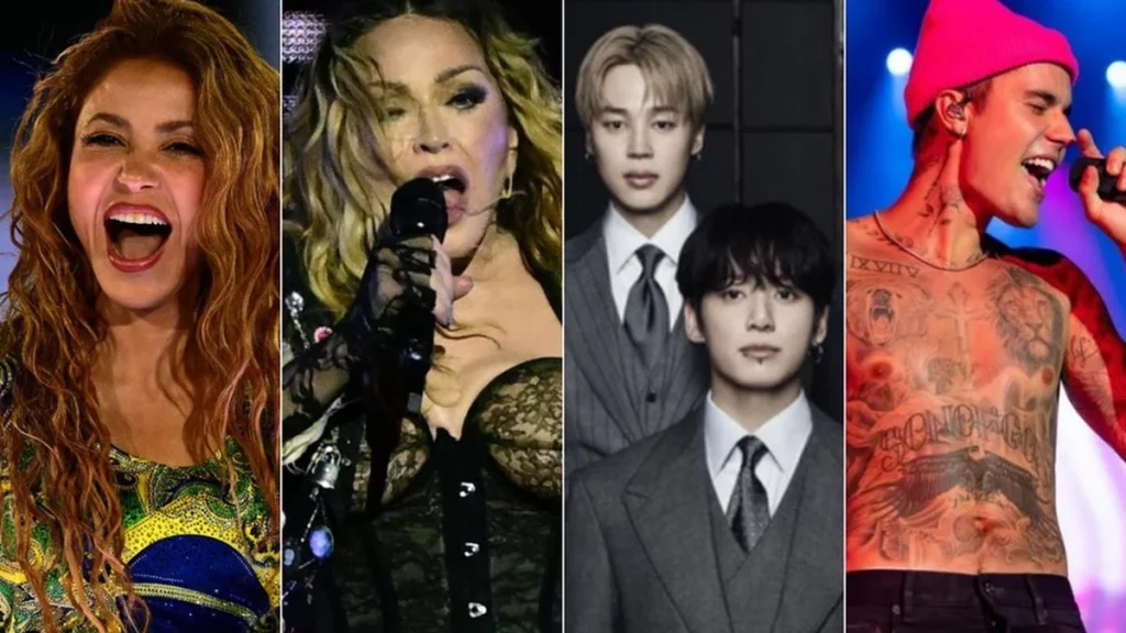 Final da Copa do Mundo 2026 terá show com Tom Cruise, Madonna, Shakira e Bieber Final da Copa do Mundo 2026 terá show com Tom Cruise, Madonna, Shakira e Bieber